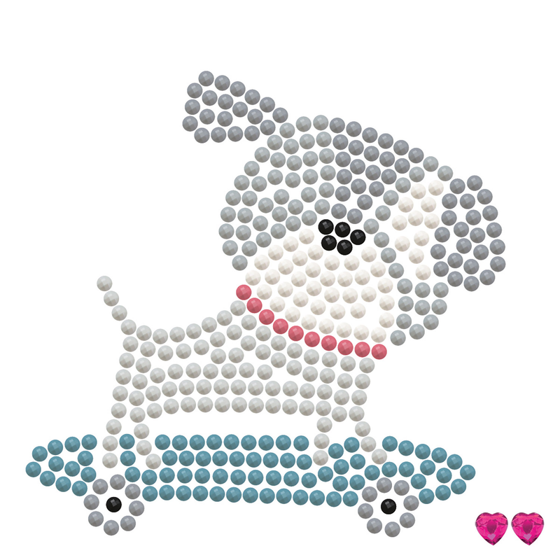 Skate & Woof - Frame Included (3.7" x 3.7" - 9.5cm x 9.5cm)