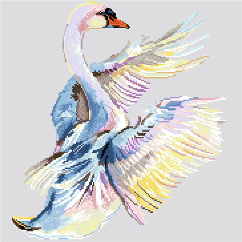 Graceful Landing (20 X 20 - 51Cm X 51Cm)