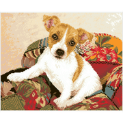 Patchwork Pup 58.5X48.5