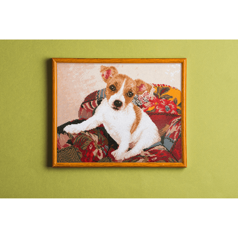 Patchwork Pup 58.5X48.5