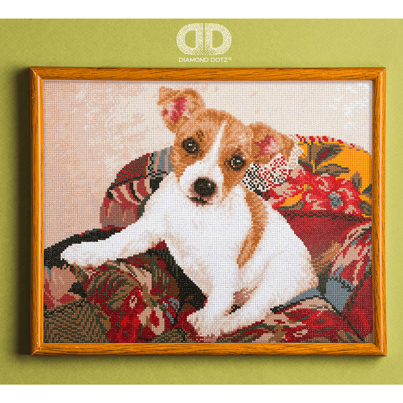 Patchwork Pup 58.5X48.5