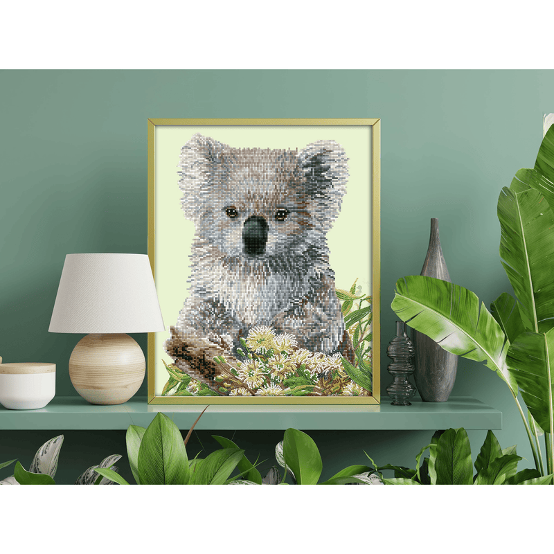 Koala & Eucalyptus Blossom 59X49