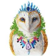 BOHEMIAN OWL (20.1" x 16.1" - 51cm x 41cm)