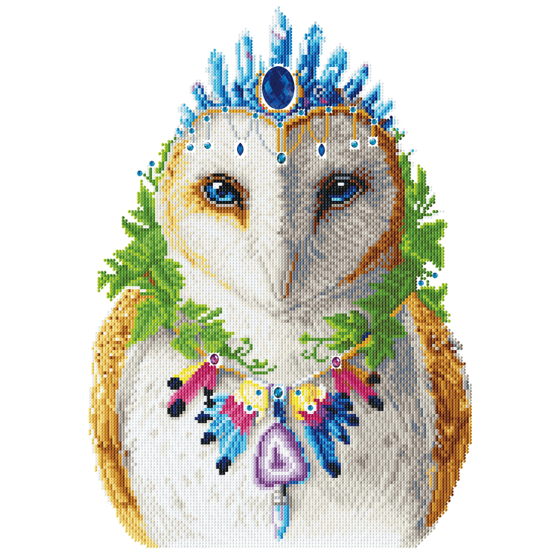 BOHEMIAN OWL (20.1" x 16.1" - 51cm x 41cm)