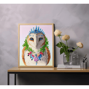 BOHEMIAN OWL (20.1" x 16.1" - 51cm x 41cm)