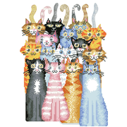 CATS MEOW (17.5" x 12.5" - 45cm x 32cm)