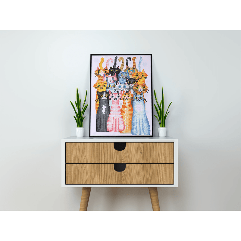 CATS MEOW (17.5" x 12.5" - 45cm x 32cm)