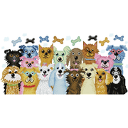 DOGS DINNER (12.5" x 26.1" - 32cm x 67cm)