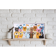 DOGS DINNER (12.5" x 26.1" - 32cm x 67cm)