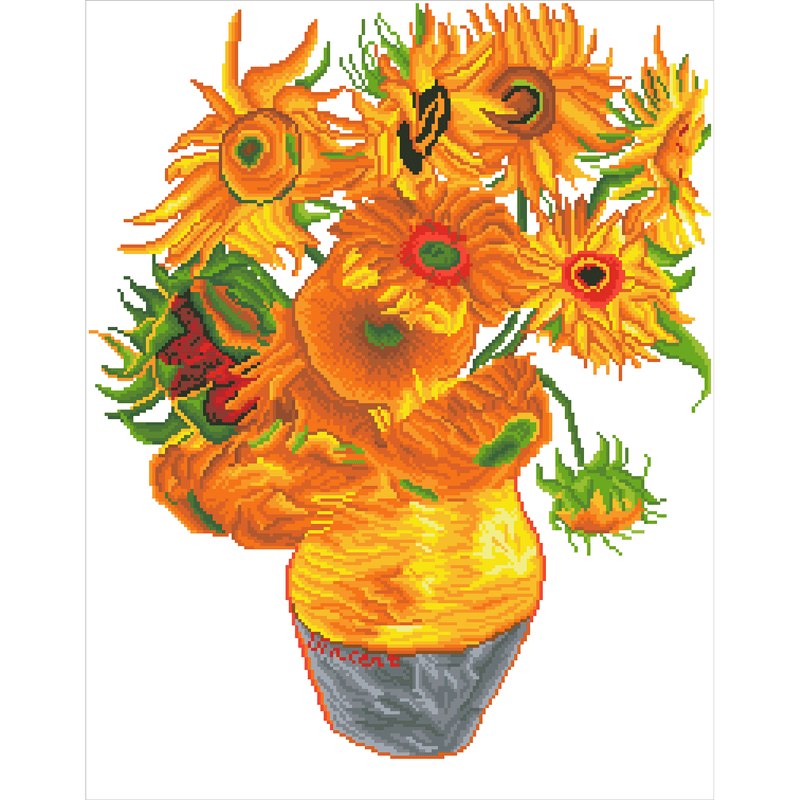 Sunflowers (Van Gogh) 64X80