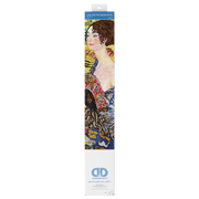 Lady With Fan (Klimt) 75X75