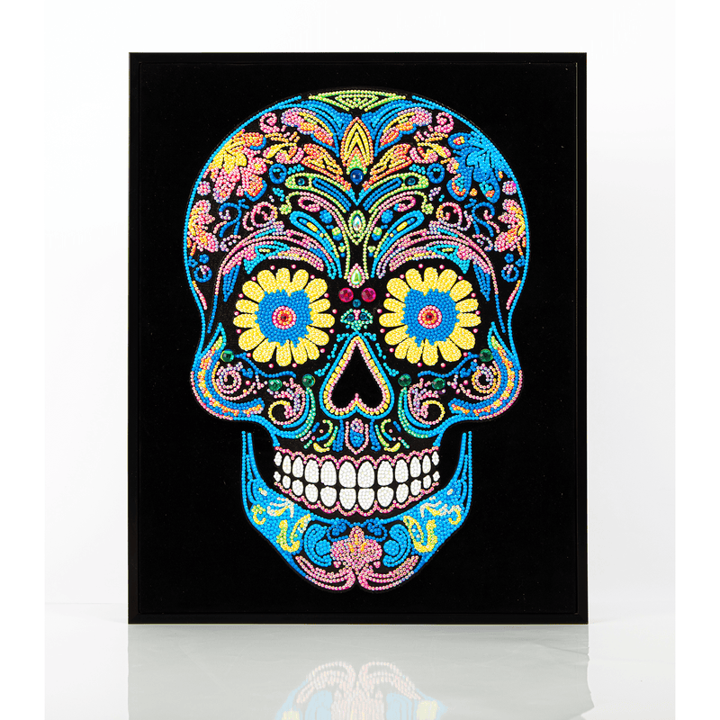 NEON SUGAR SKULL (17.1" x 21.1" - 43,5cm x 53,7cm)