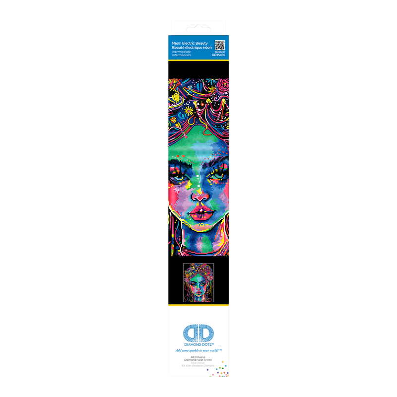NEON ELECTRIC BEAUTY (17.1" x 21.1" - 43,5cm x 53,7cm)