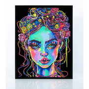 NEON ELECTRIC BEAUTY (17.1" x 21.1" - 43,5cm x 53,7cm)