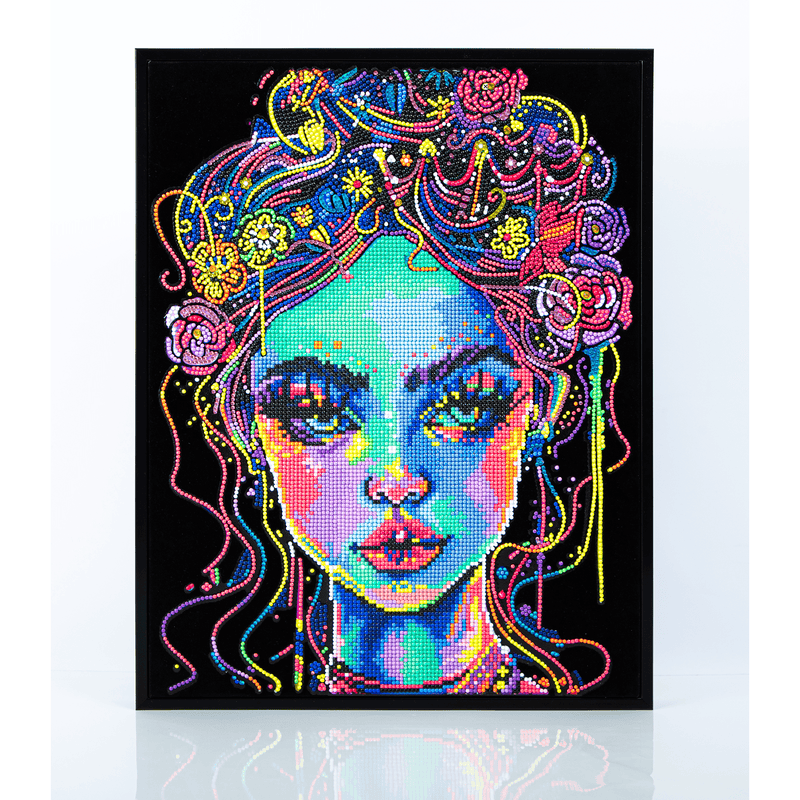 NEON ELECTRIC BEAUTY (17.1" x 21.1" - 43,5cm x 53,7cm)