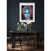 NEON ELECTRIC BEAUTY (17.1" x 21.1" - 43,5cm x 53,7cm)