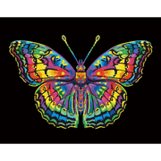 NEON BUTTERFLY (17.1" x 21.1" - 43,5cm x 53,7cm)
