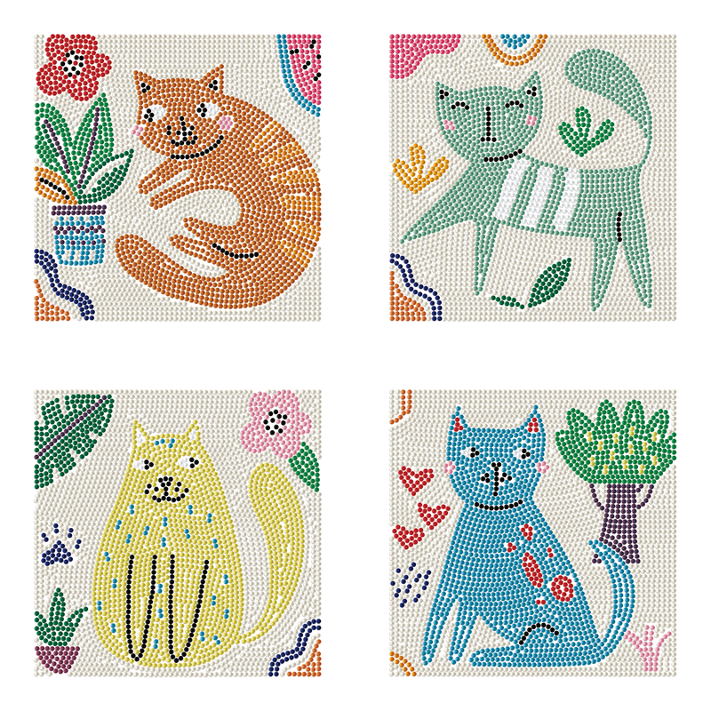 MINI DOTZ - I LOVE CATS
