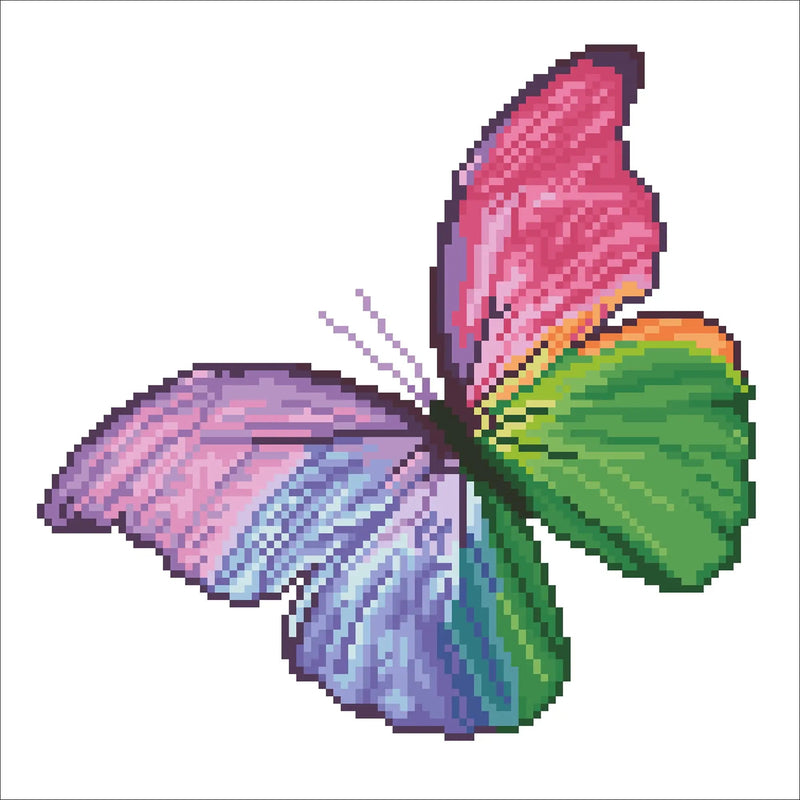 FLUTTER BY PINK (12.01" x 12.01" - 30,5cm x 30,5cm)