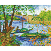 Fishing in Spring (Van Gogh) 58x48