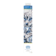 BLUE WINTER LYNX (17.6 x 13.7 - 45cm x 35cm)