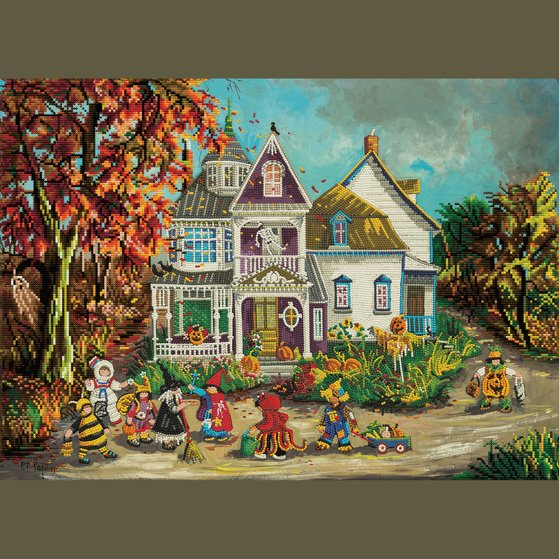 PAULINE PAQUIN - THE HAUNTED HOUSE (28" x 20" - 71cm x 51cm)