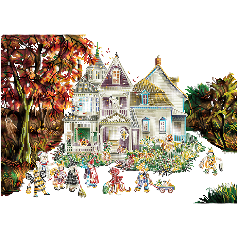 PAULINE PAQUIN - THE HAUNTED HOUSE (28" x 20" - 71cm x 51cm)