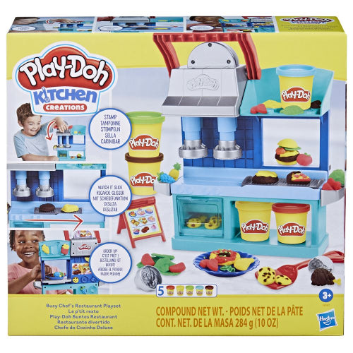 Hasbro - Play-Doh - Busy Chefs Restaurant Playset - Limolin 