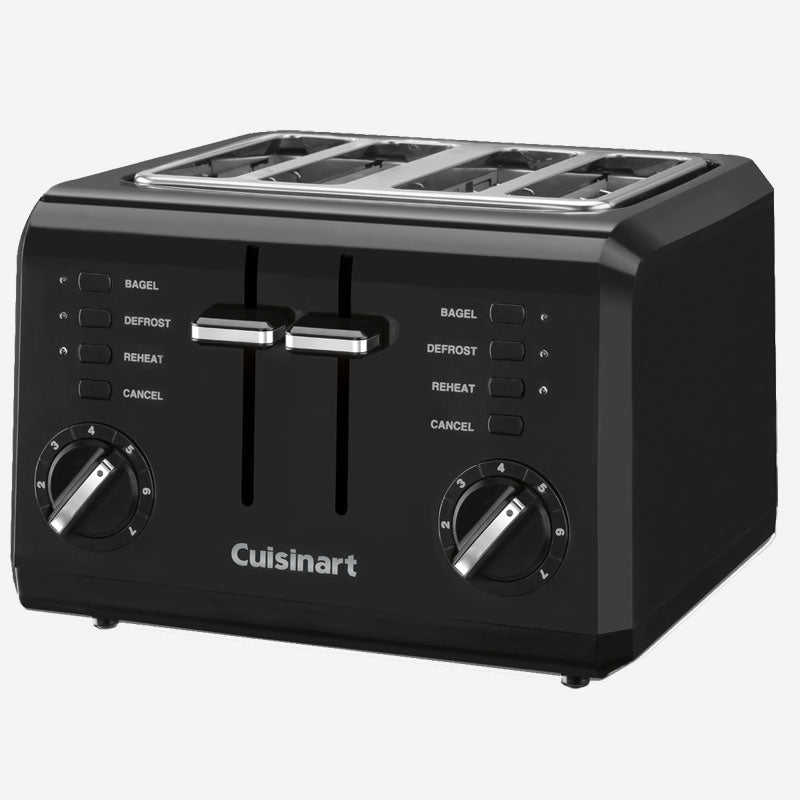 Cuisinart - 4-Slice Compact Toaster - Black