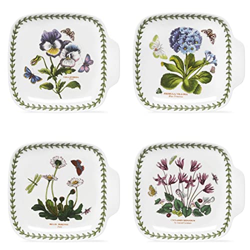 Portmeirion - Botanic Garden - Canape Dishes S/4 7.25" - Limolin 