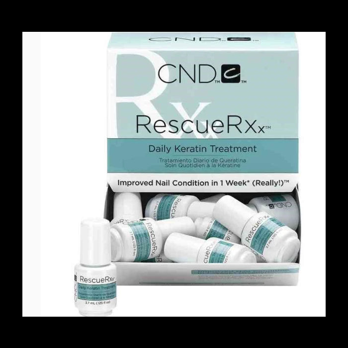 CND - Rescue RX Daily Keratin Treatment Minis 40 PKK (.125oz) Display - Limolin 