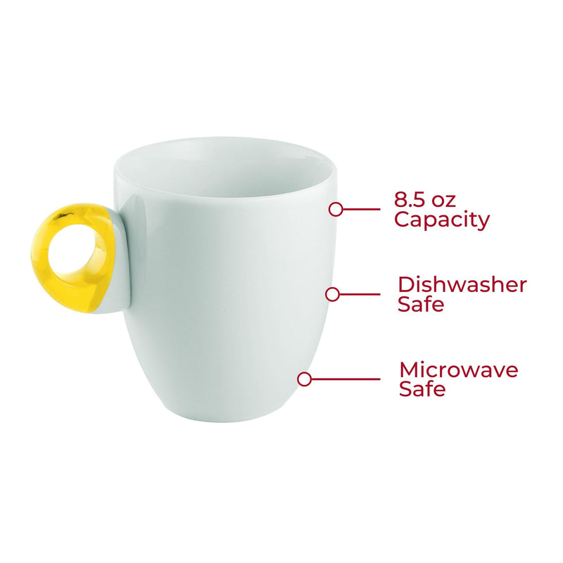 Guzzini - FEELING - Mug - Transparent Yellow