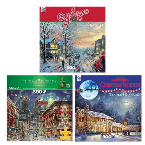 CEACO - Thomas Kinkade Holiday Movies (300-Piece Puzzle)