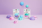 Nailmatic - Bath Bomb - Pink And Lagoon Green Bath Bomb With Pack