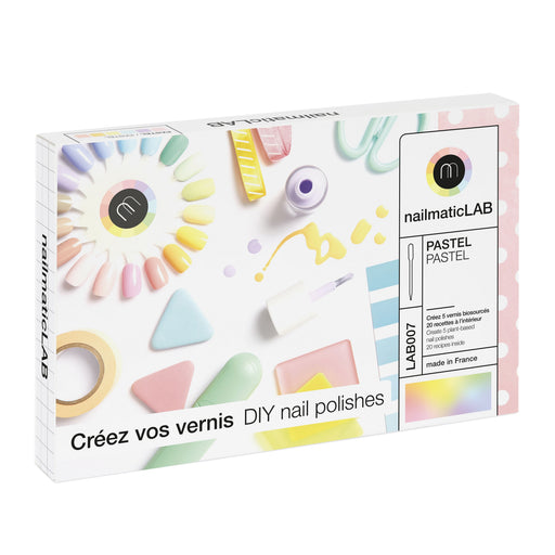 Nailmatic - LAB DIY Kit - NM Lab - Coffret De 5 Bases + 5 Pigments - 8 Ml Pastel
