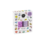 Nailmatic - SET 2 NAIL POLISHES + 24 NAILSTICKERS - Marshi Piglou