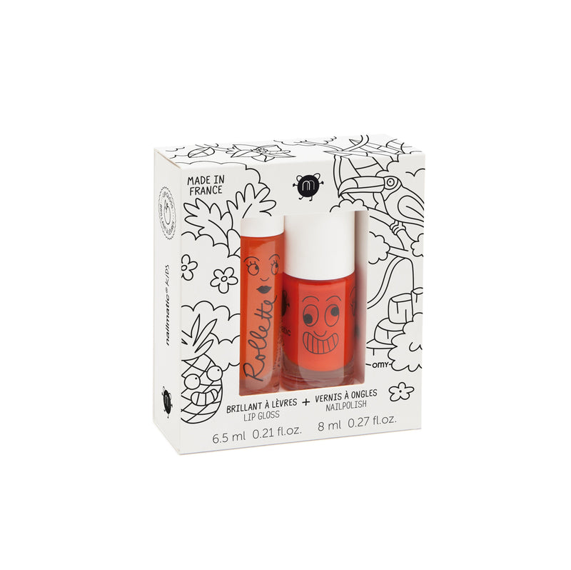 Nailmatic - Set of 5 Water Based Nail - polishes - Set Peach Roll+Dori Nail Polish