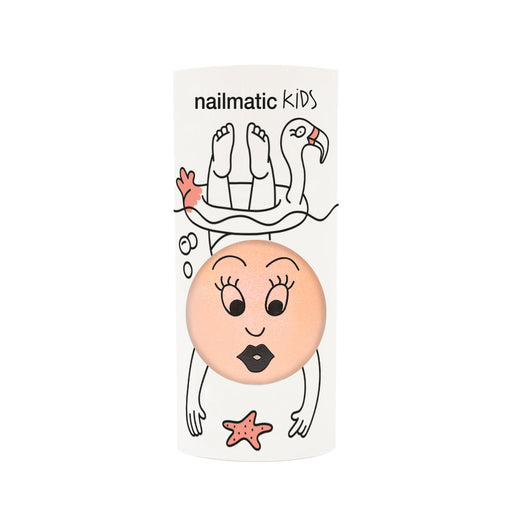 Nailmatic - Water Based Nail - polish - Flamingo: Pearly Neon Coral