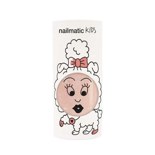 Nailmatic - Water Based Nail - polish - Peachy - Peach Glitter
