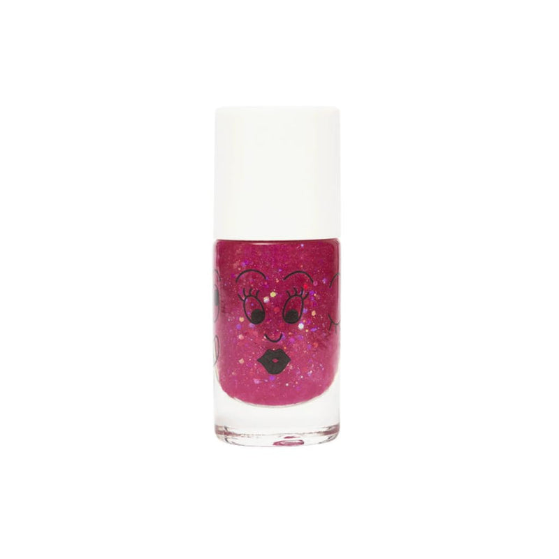 Nailmatic - Water Based Nail - polish - Sheepy - Clear Raspberry Glitter
