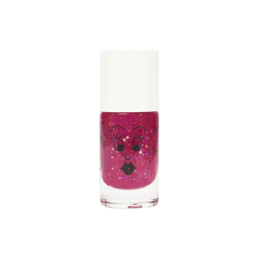 Nailmatic - Water Based Nail - polish - Sheepy - Clear Raspberry Glitter