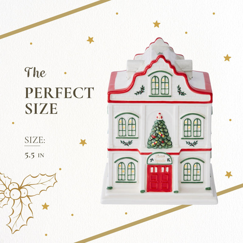 Spode - Christmas Tree - Figural LED Village Hotel