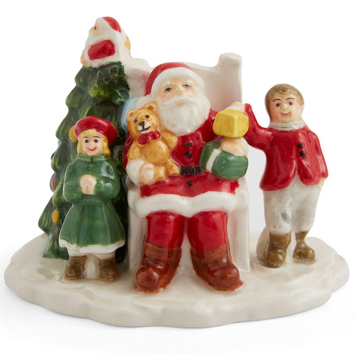 Spode - Christmas Tree - Village Santa with Children 2.5"