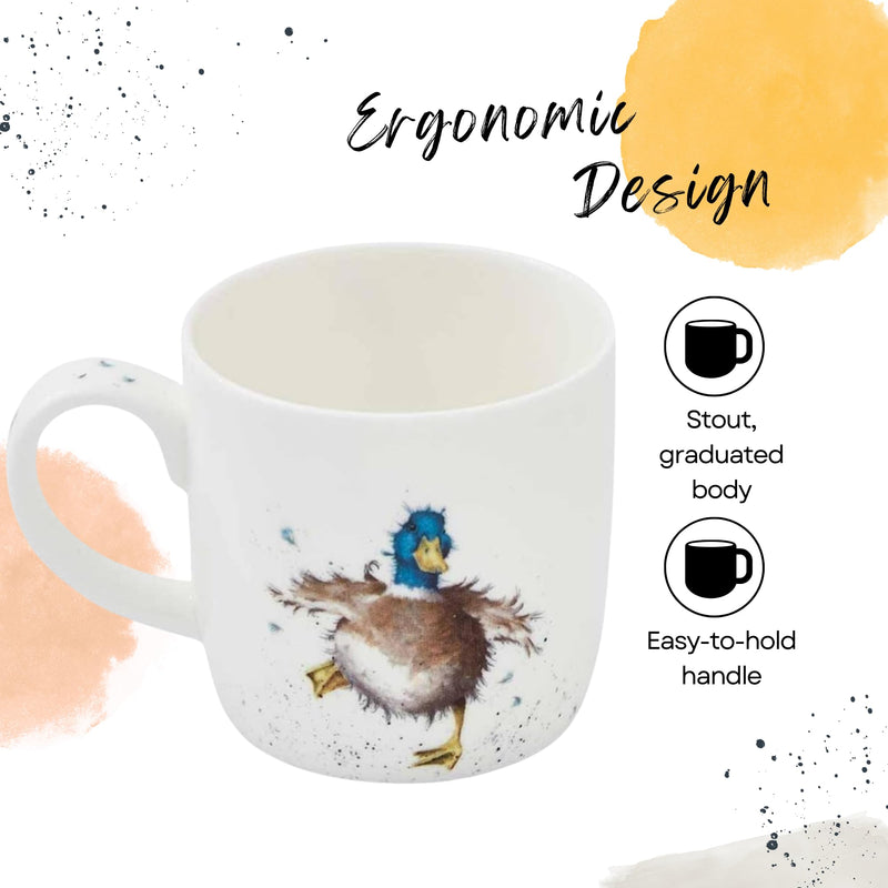 Royal Worcester - Wrendale Mug 14 oz - Guard Duck