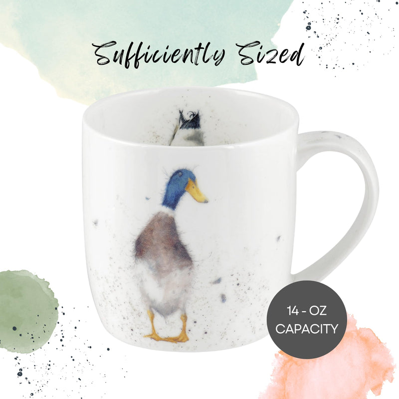Royal Worcester - Wrendale Mug 14 oz - Guard Duck
