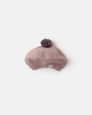 7AM - Beret Chunky | Ash Rose - 3-12M