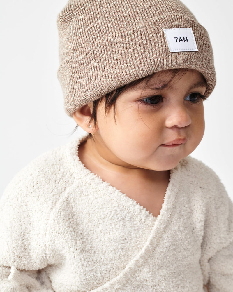7AM - Beanie Heather | Ash Oak - 0-6M