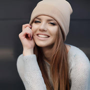 7AM - Beanie Chunky | Ash Rose - One Size Adult