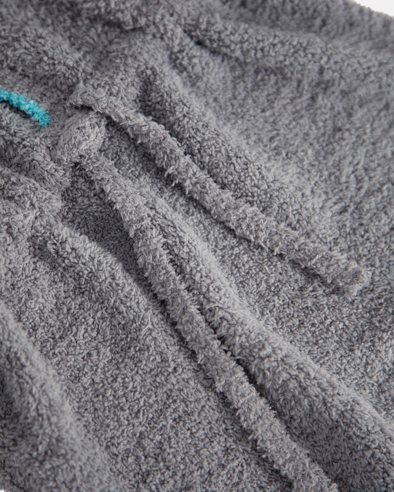 7AM - Boxy Long Sleeve Jumpsuit - Fuzzy | Gris - 2-3T