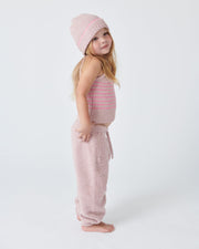 7AM - Boxy Lounge Pants - Fuzzy | Ash Rose - 4-5Y